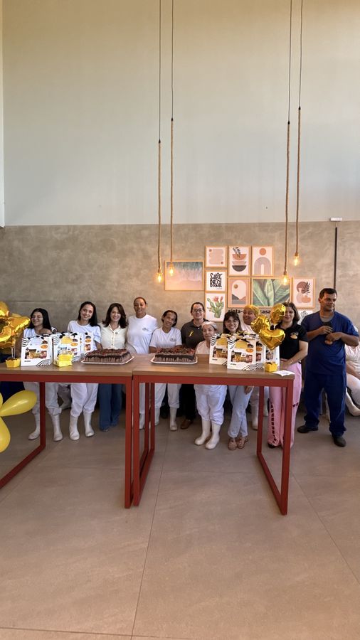 Confraternização da equipe da Ponzan